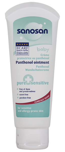 სანოსანი Pure & sensitive - კრემი პანთენოლით მგრძნობიარე კანისათვის / SANOSAN PANTHENOL OINTMENT