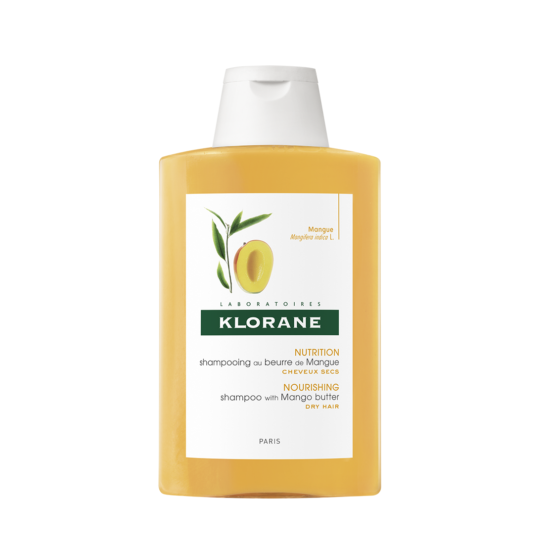 კლორანი - მანგოს  მშრალი თმის შამპუნი / Klorane - Shampoo with Mango butter