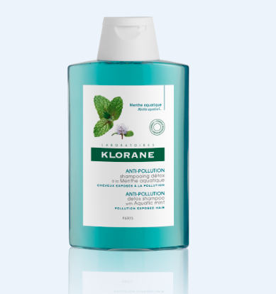 კლორანი - პიტნის ექრაქტზე დამზადებული თმის და სკალპის დამცავი შამპუნი / Klorane - Detox shampoo with aquatic mint
