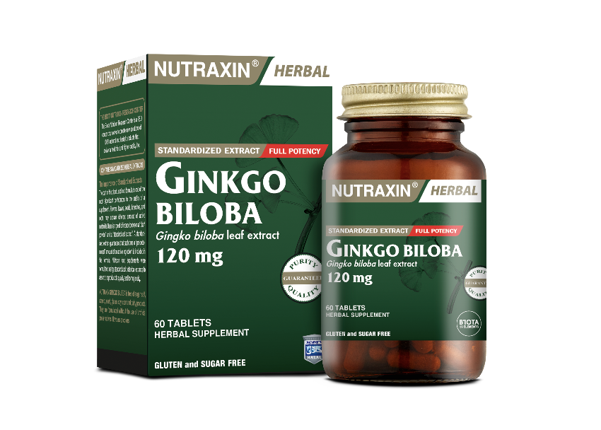 ნუტრაქსინი გინკგო ბილობა / Nutraxin Ginkgo Biloba
