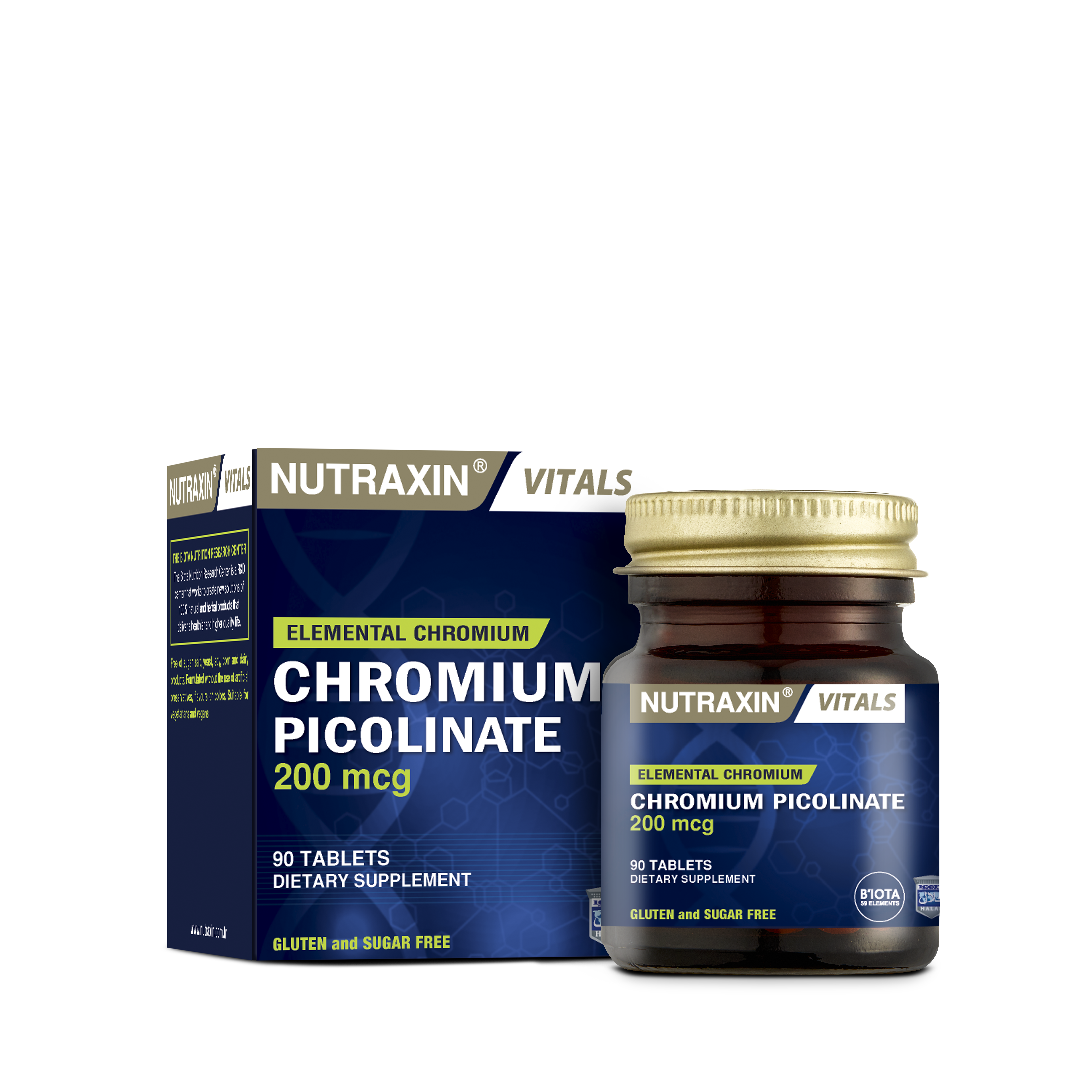 ნუტრაქსინი ქრომის პიკოლინატი / Chromium Picolinate