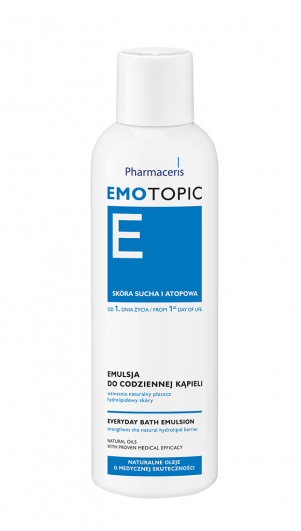 ემულსია ყოველდღიური დაბანისთვის - ემოტოპიკი / Everyday emollient bath oil - Emotopic