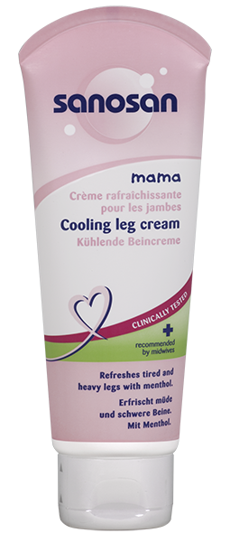 სანოსანი - გამაგრილებელი გელი ფეხის შეშუპების საწინააღმდეგო, ორსულთათვის / SANOSAN COOLING LEG CREAM