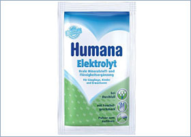 ჰუმანა ელექტროლიტი კამით / Humana Elekrolyt