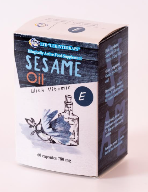 სეზამის (შირბახტის) ზეთი“LIK” E ვიტამინით / Sesame Oil With Vitamin E