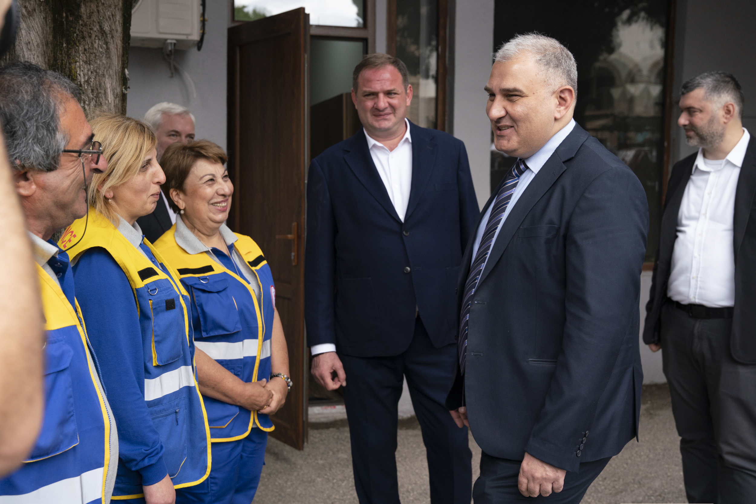 მიხეილ სარჯველაძემ, სიღნაღში, სასწრაფო დახმარების რაიონული სამსახურის განახლებული ინფრასტრუქტურა დაათვალიერა
