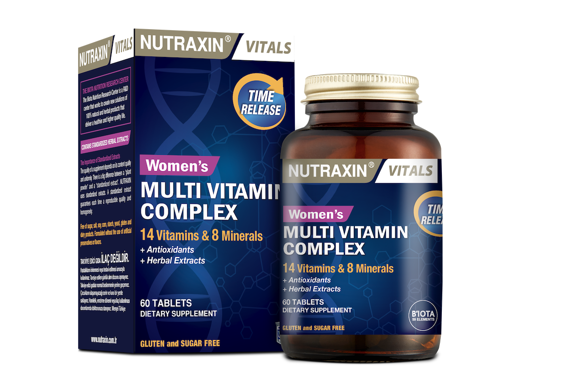 ნუტრაქსინი მულტივიტამინების კომპლექსი ქალებისთვის / Nutraxin Multivitamin Complex