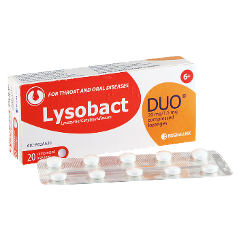 ლიზობაქტი დუო / Lysobact Duo
