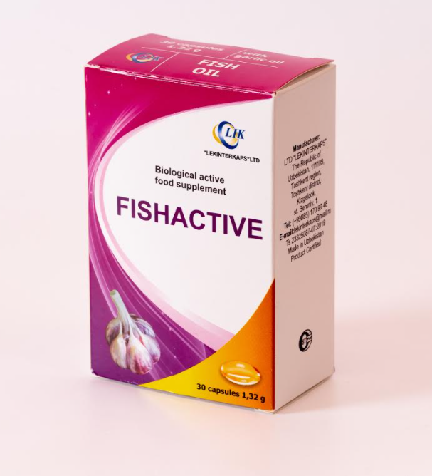 თევზის  ქონი ნივრის ზეთით / Fishactive